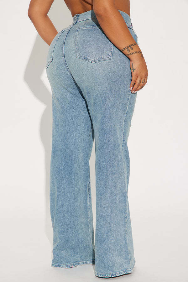 High Waist Straight Leg Jeans - Image 6
