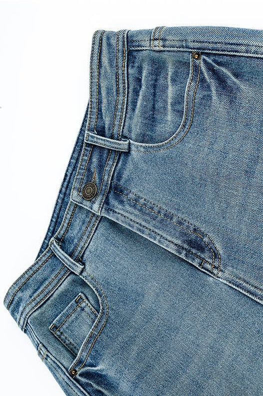 High Waist Tencel Stretch Flared Jeans - Image 7