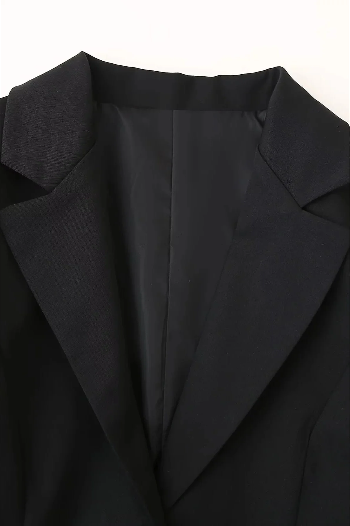 High Waist V-Neck Blazer - Image 11