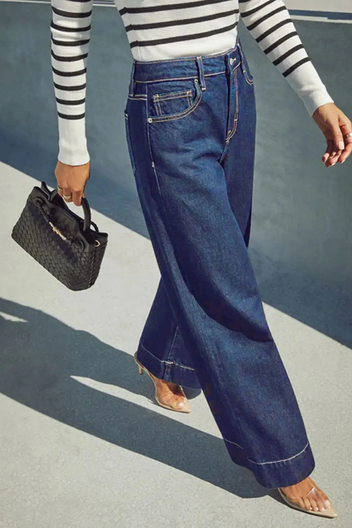 High Waist Wide Leg Jeans - Image 10