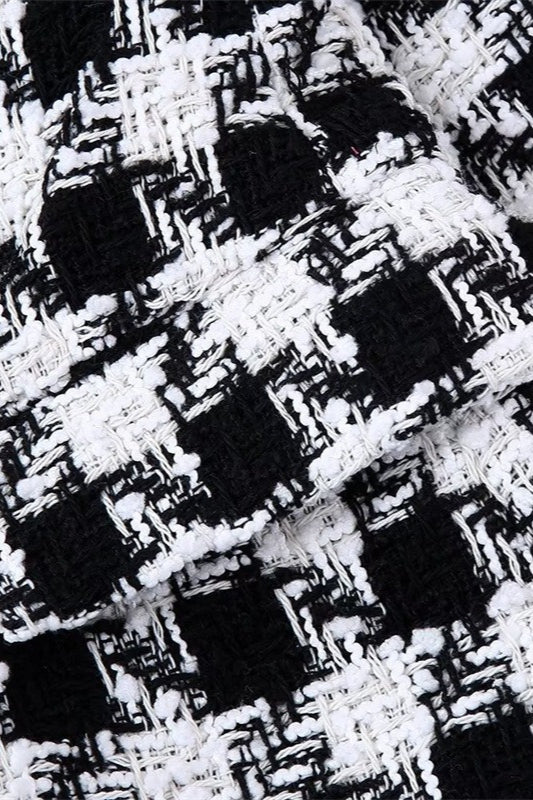 Houndstooth Double Breasted Blazer - Image 5