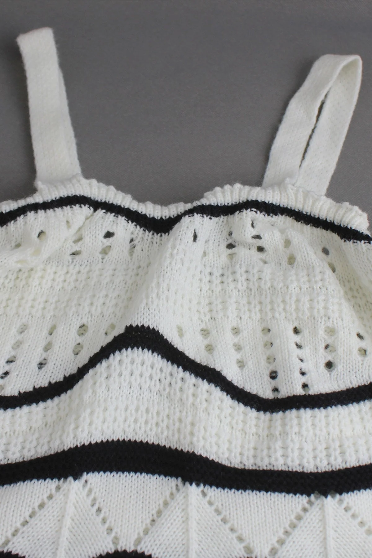 Knit Spaghetti Strap Split Sweater Dress - Image 4