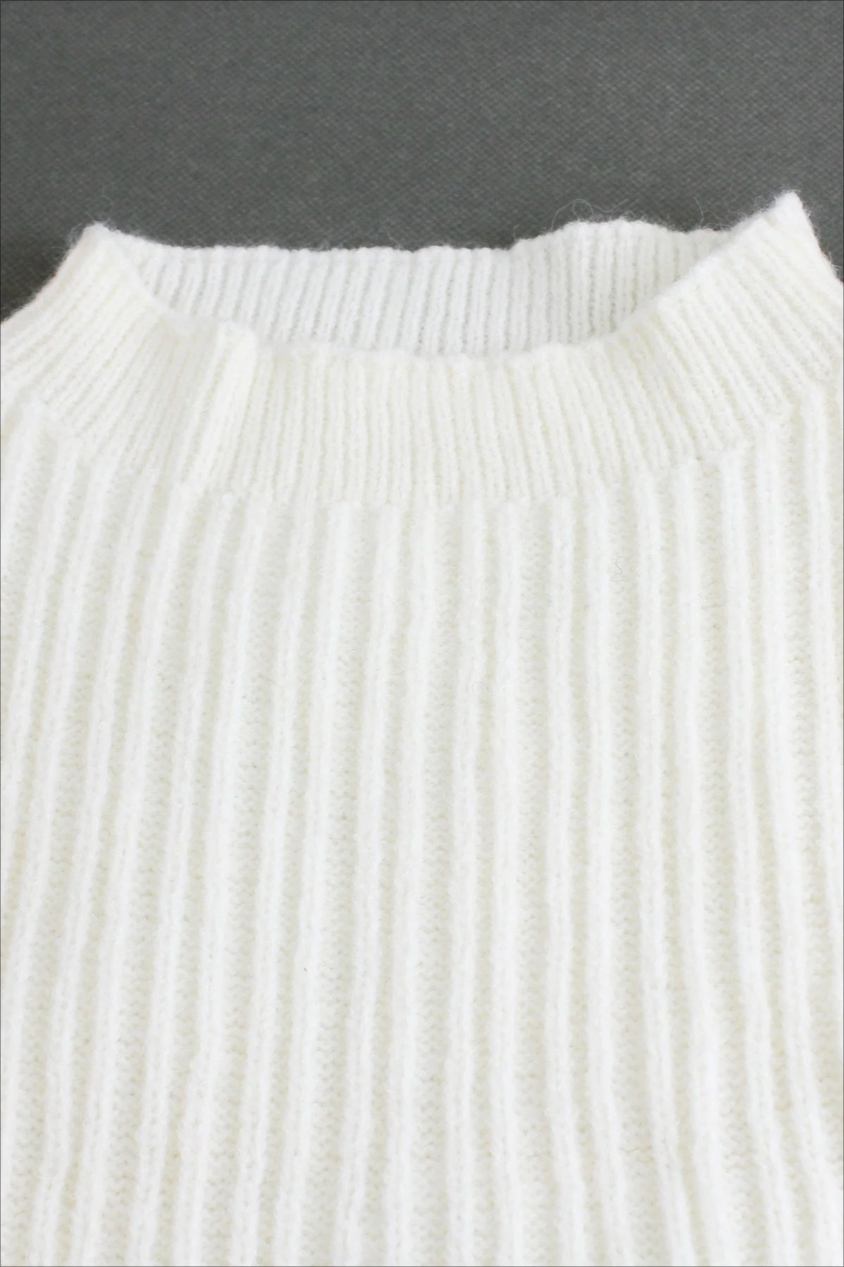 Knit Sweater Tank Top & Split Skirt Sweater Dress - Image 3