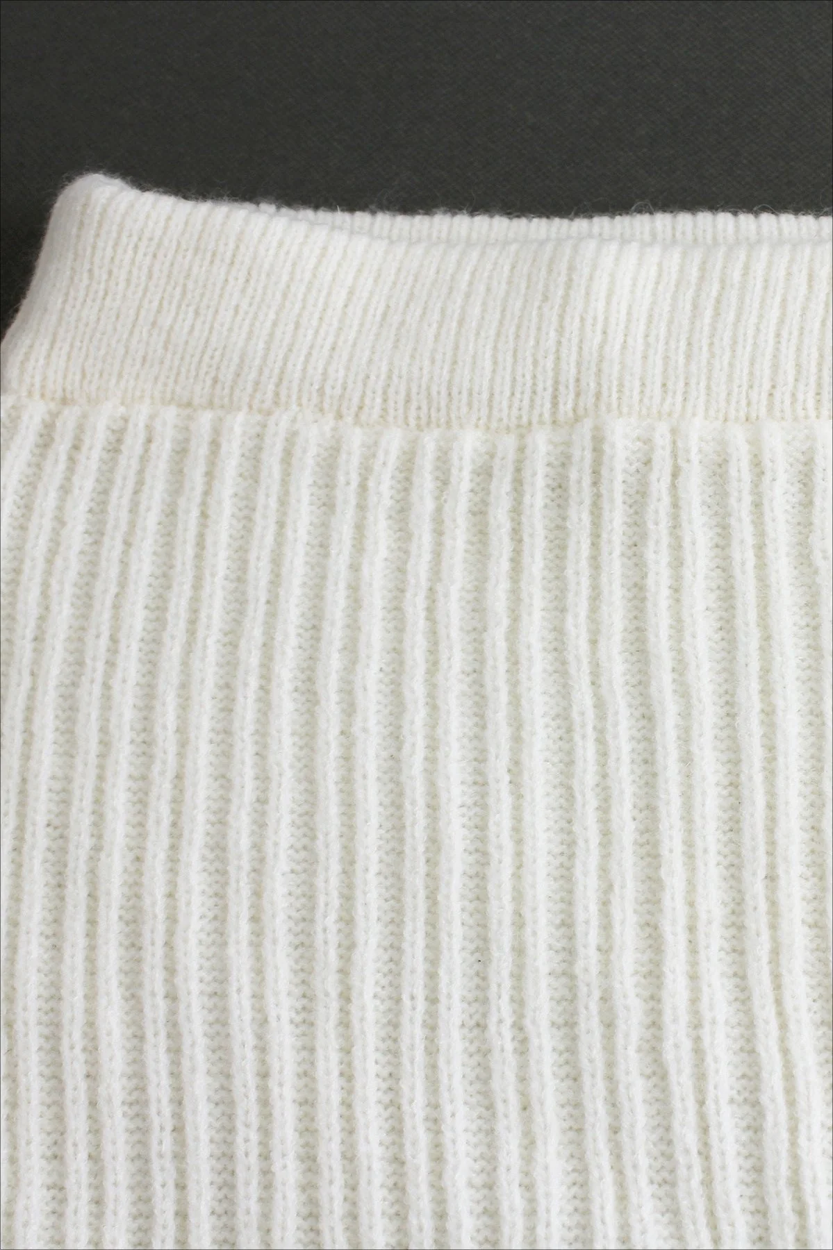 Knit Sweater Tank Top & Split Skirt Sweater Dress - Image 5