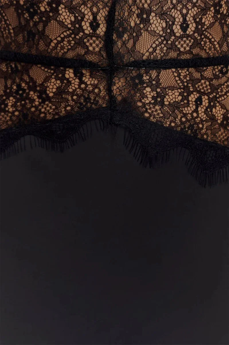 Lace Patchwork Backless Halter Boho Dress - Image 14