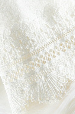 Lace Trim V Neck Cardigan - Image 8