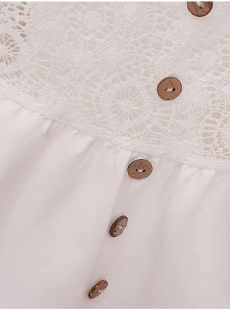 Lace V-Neck Ruffle Mini Boho Dress - Image 11