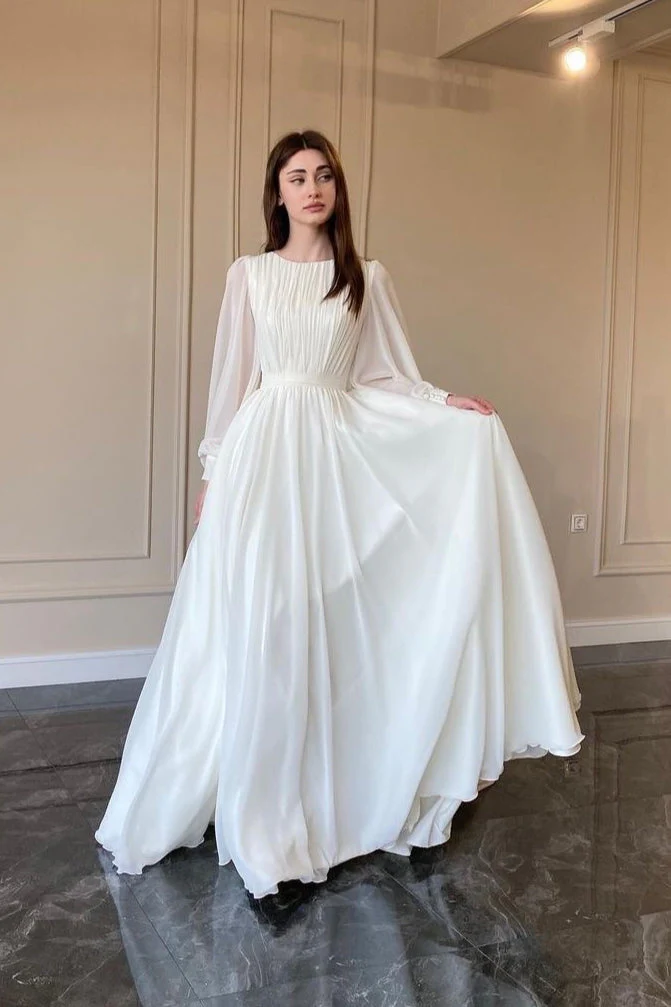 Lantern Sleeve Pearl Sheer Maxi Dress - Image 3