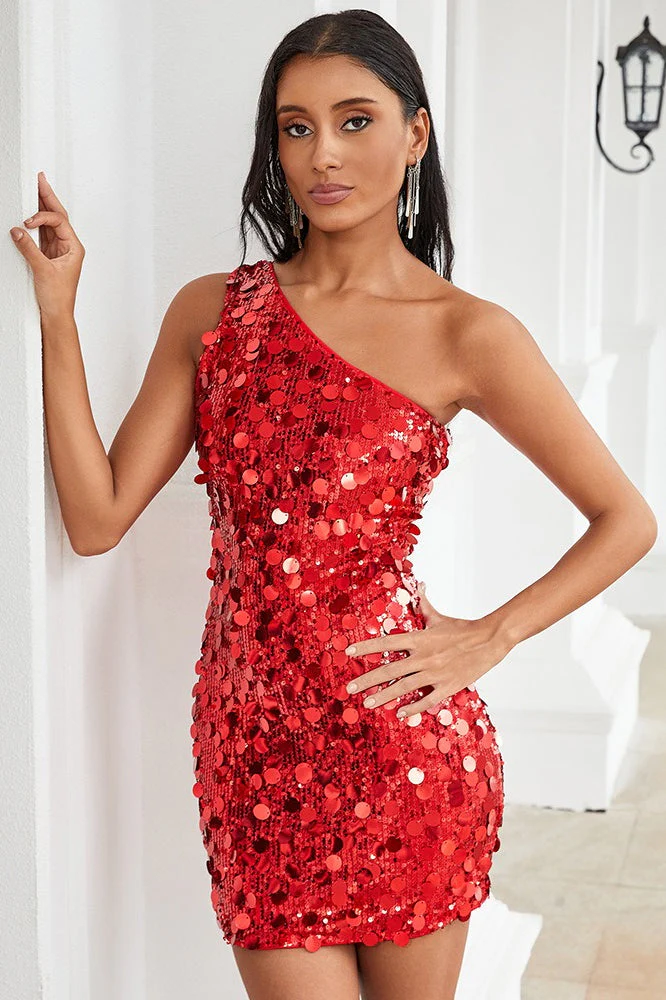 Large Sequin Bodycon Mini Party Dress - Image 17