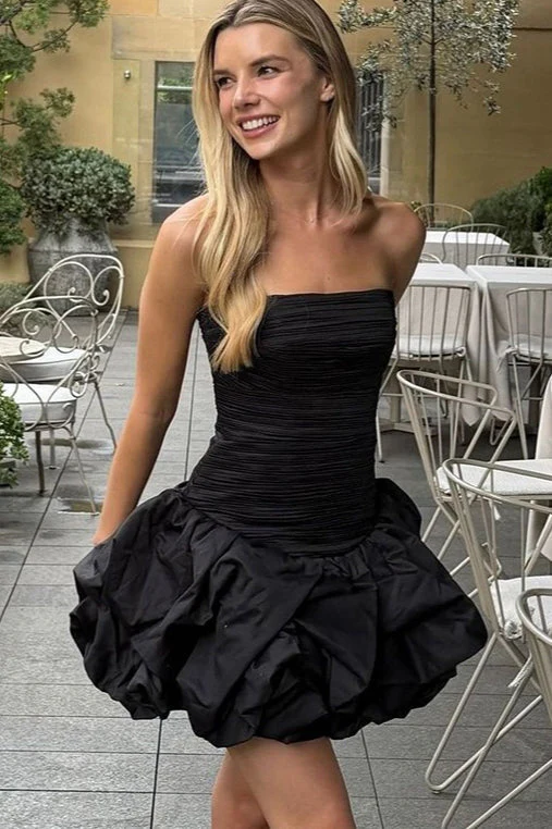 Layered Strapless Ball Party Dress - Image 7