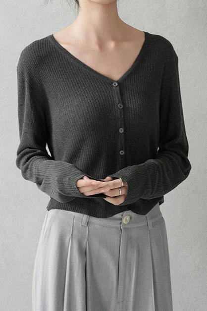 Lightweight Knit Cardigan - Image 3