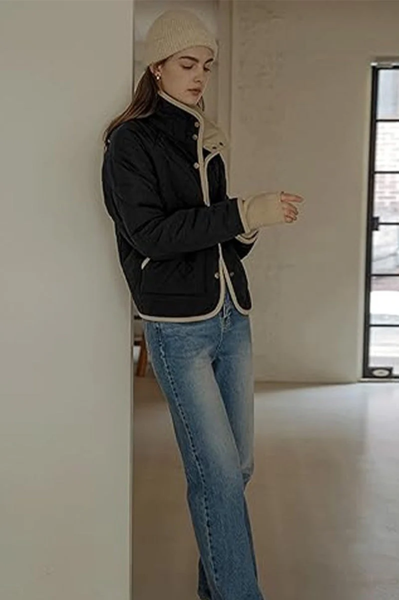 Lightweight Slim Quilted Puffer Jacket - Image 3
