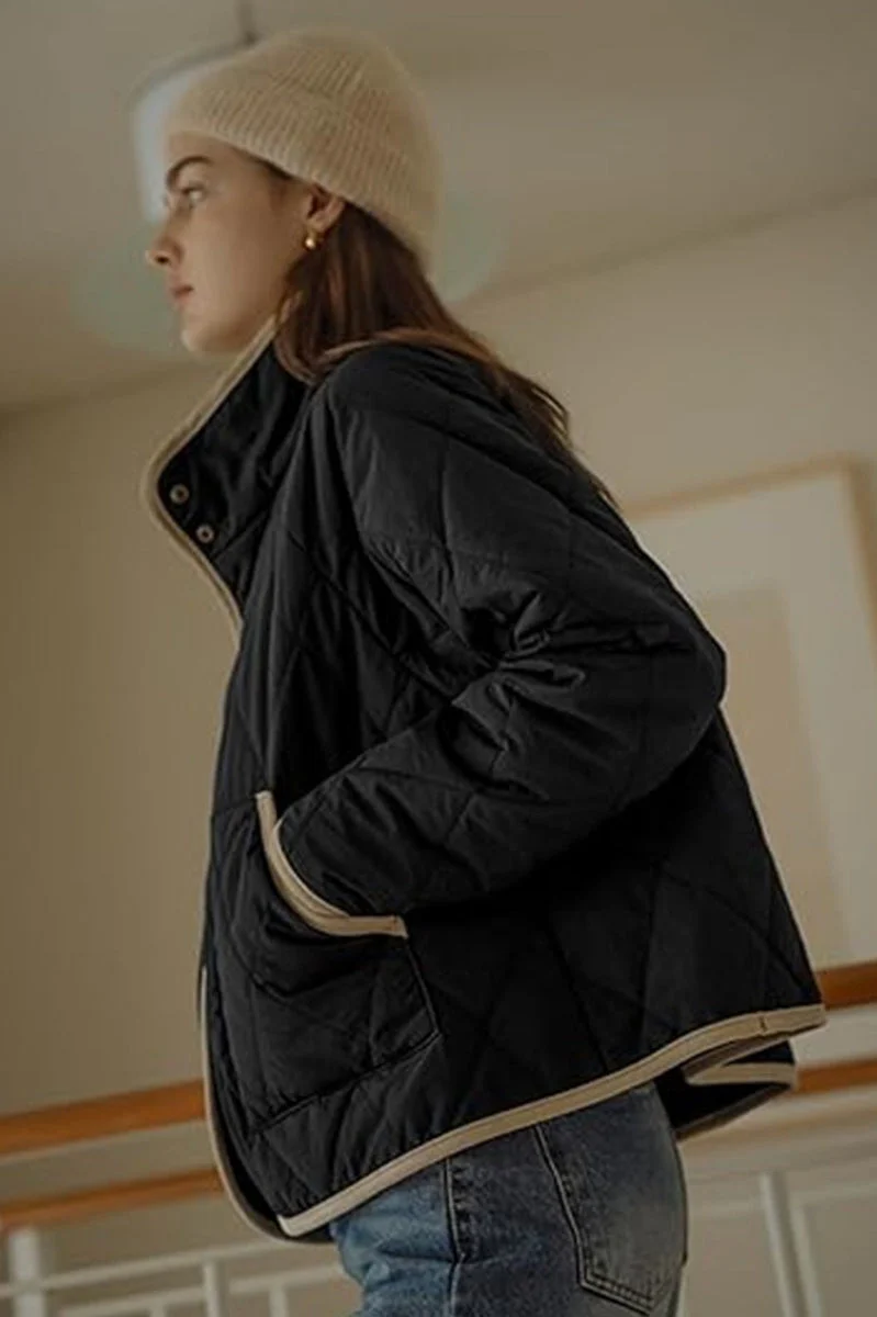 Lightweight Slim Quilted Puffer Jacket - Image 4