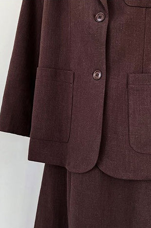 Linen Relaxed Fit Blazer - Image 12