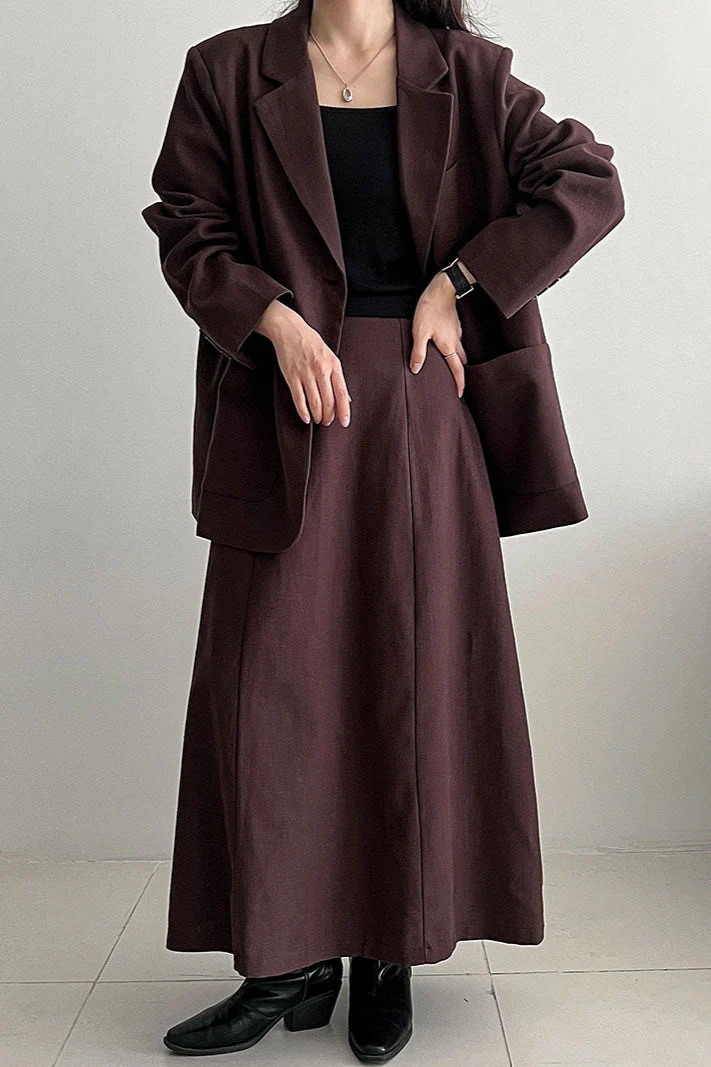 Linen Relaxed Fit Blazer - Image 2