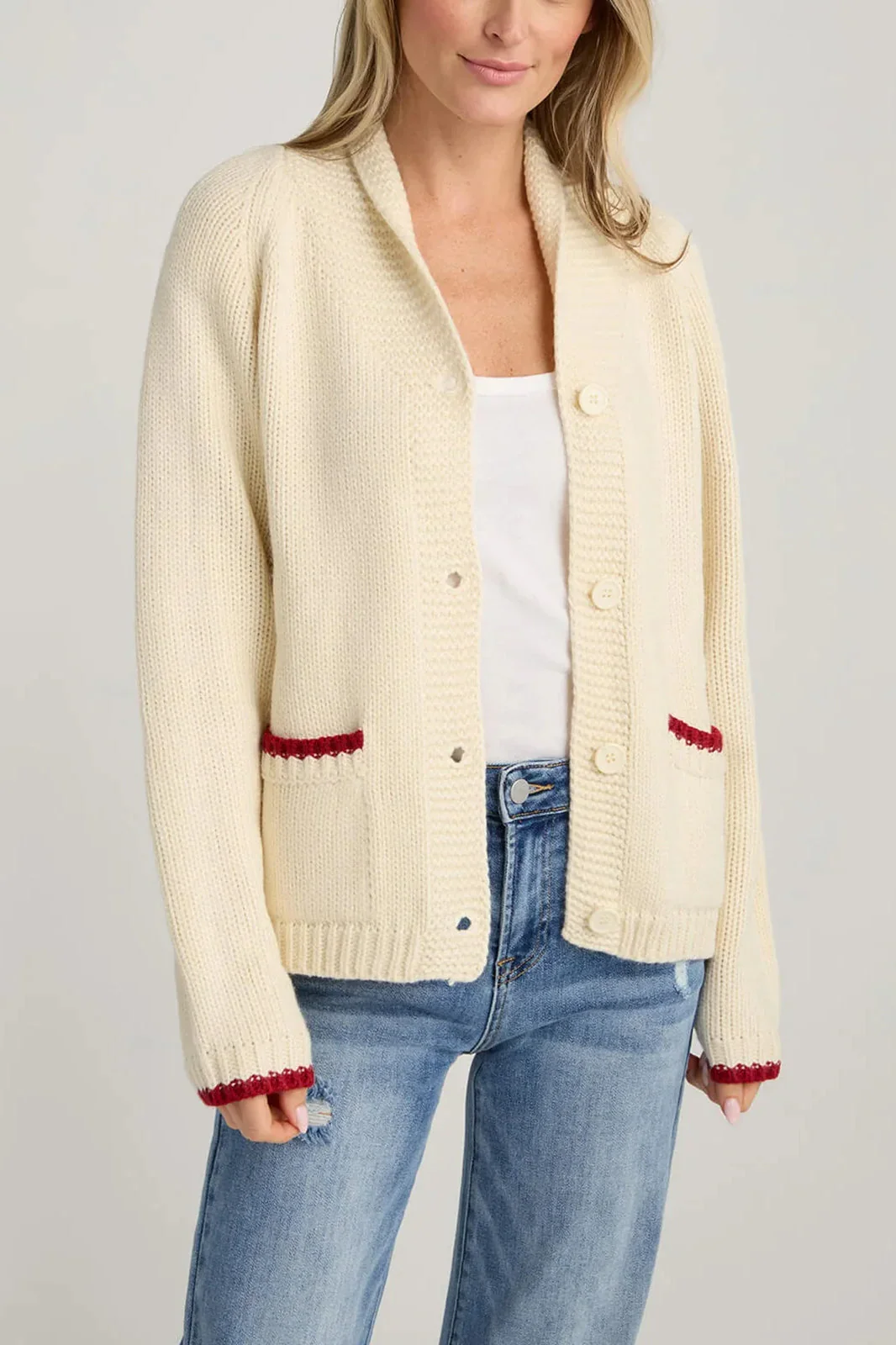 Lobster Print Knit Cardigan - Image 2