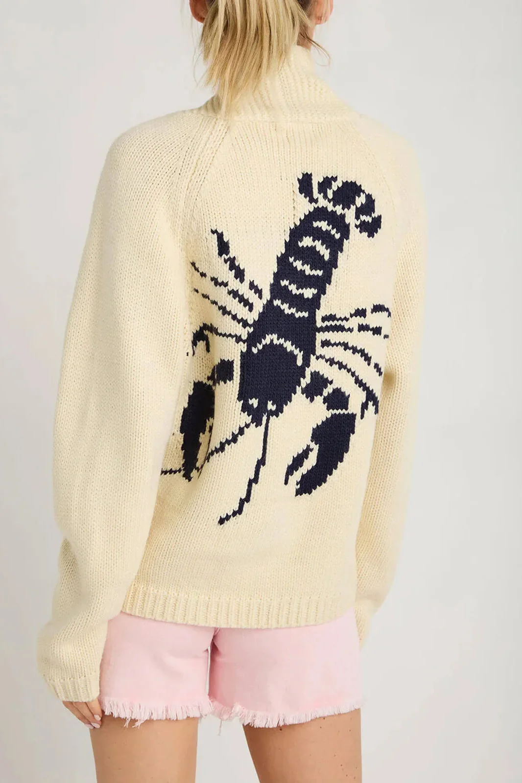 Lobster Print Knit Cardigan - Image 5