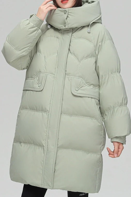 Long Oversize Insulated Puffer Jacket - Image 3