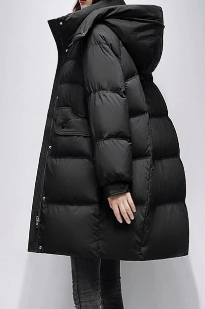 Long Oversize Insulated Puffer Jacket - Image 6
