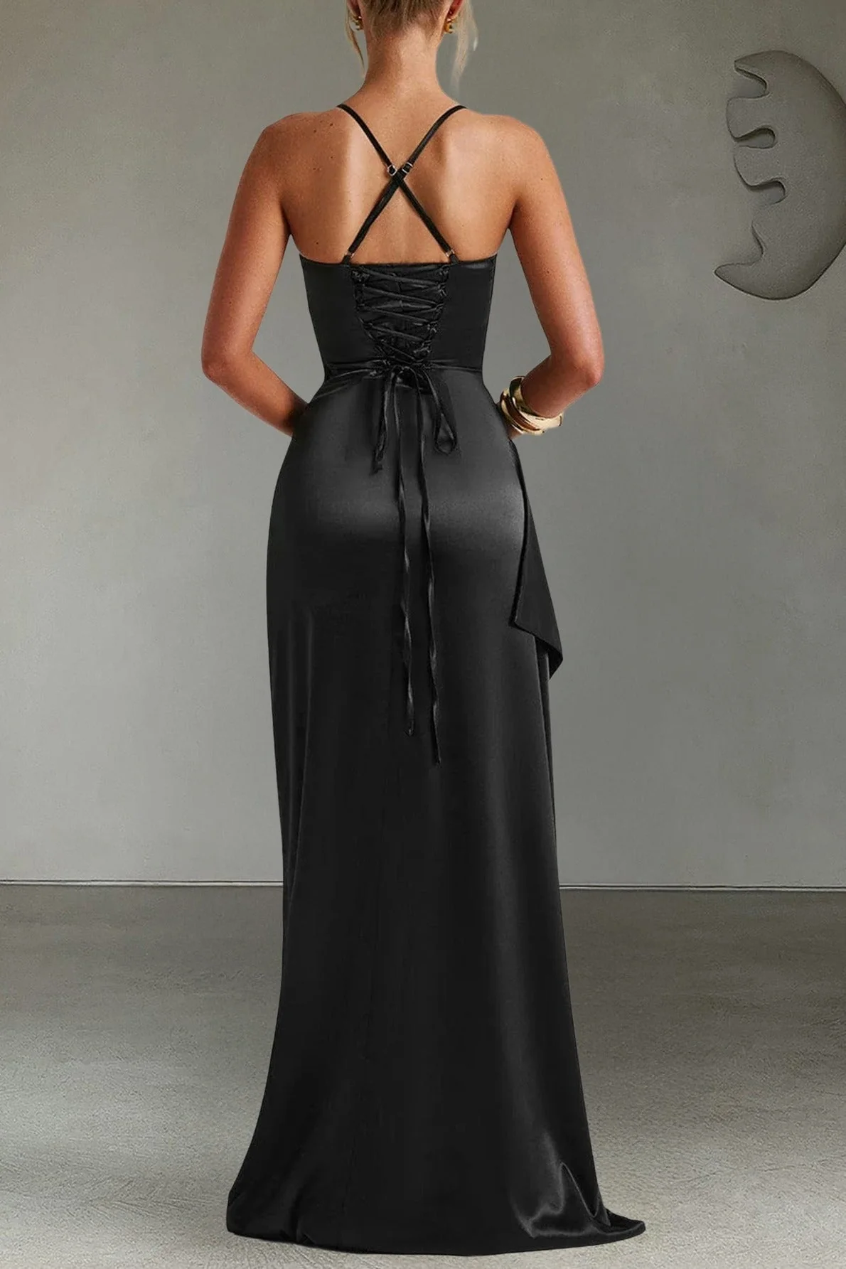 Long Slip Elegant Party Dress - Image 17