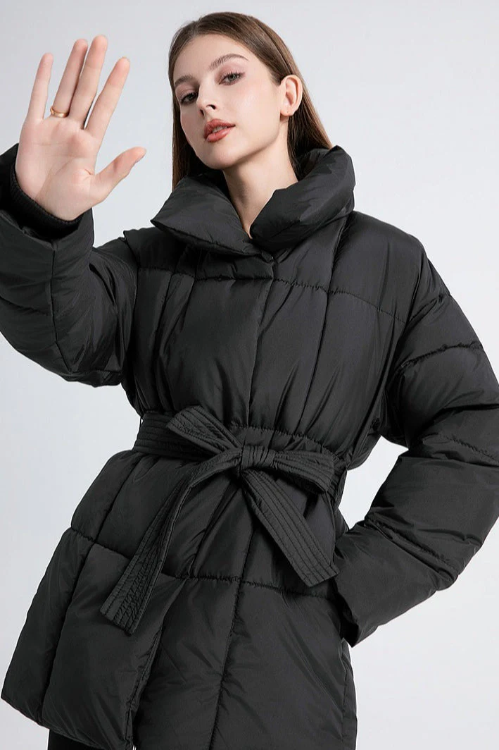 Longline Design Puffer Jacket - Image 11