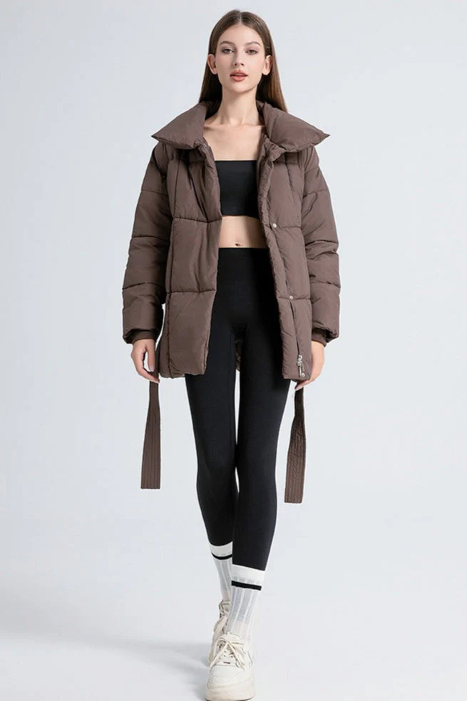Longline Design Puffer Jacket - Image 3