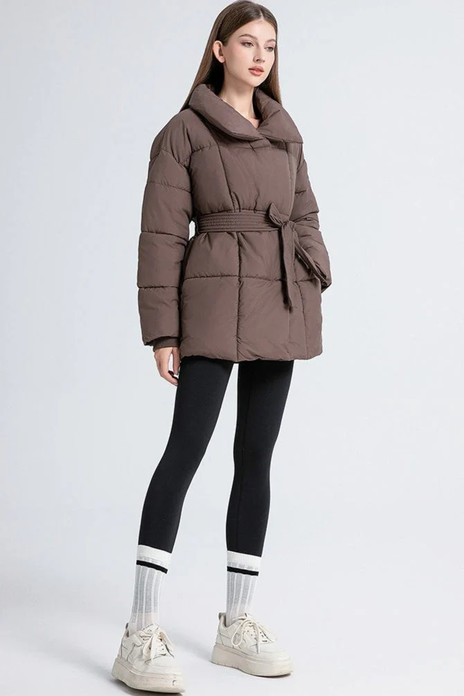 Longline Design Puffer Jacket - Image 5