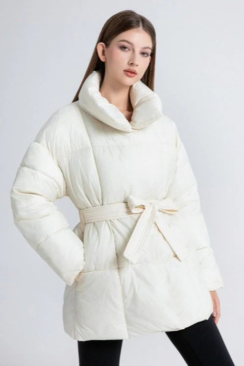 Longline Design Puffer Jacket - Image 6