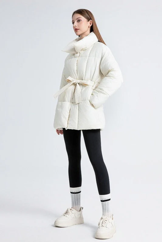 Longline Design Puffer Jacket - Image 7