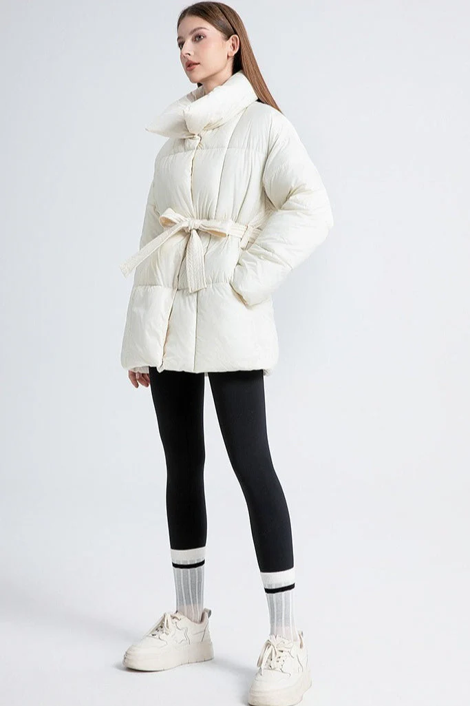 Longline Design Puffer Jacket - Image 9