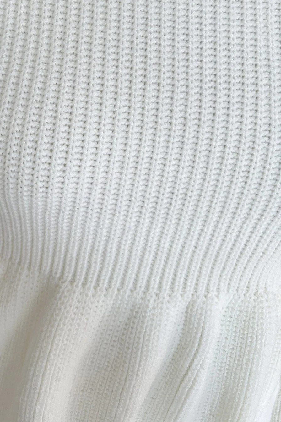 Loose Fit Knit Sweater Dress - Image 12