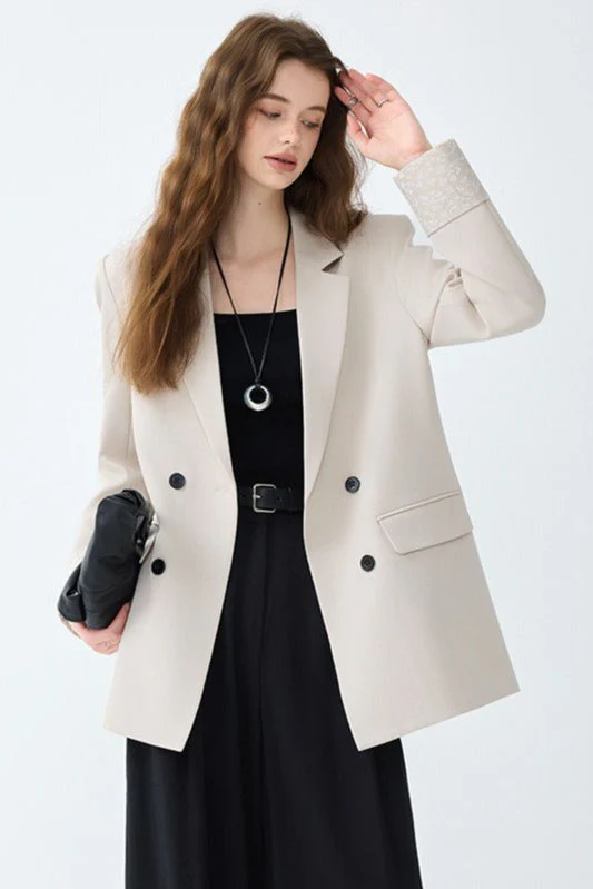 Loose Fit Long Sleeve Blazer - Image 7