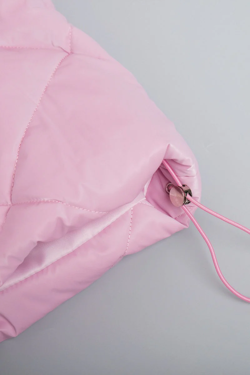 Loose Fit Quilted Cotton Jacket - Image 24
