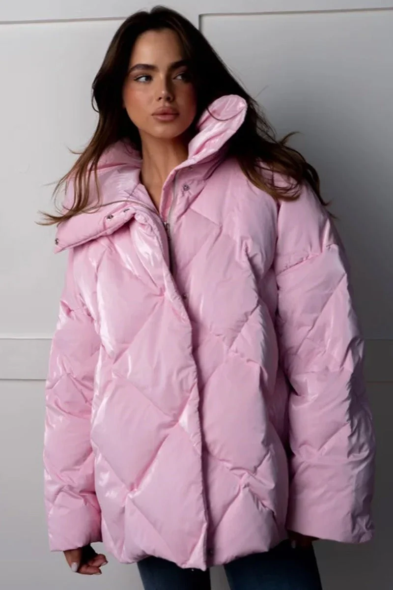 Loose Fit Quilted Cotton Jacket - Image 7