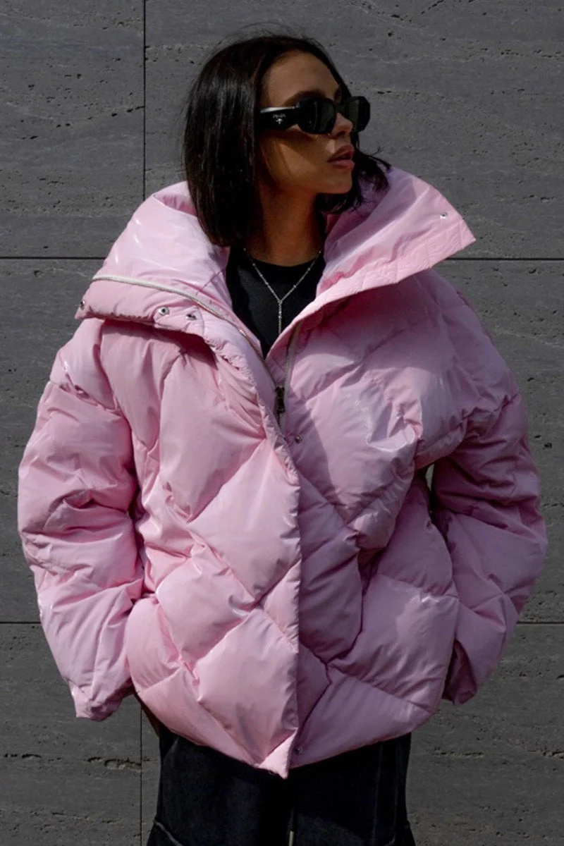 Loose Fit Quilted Cotton Jacket - Image 9