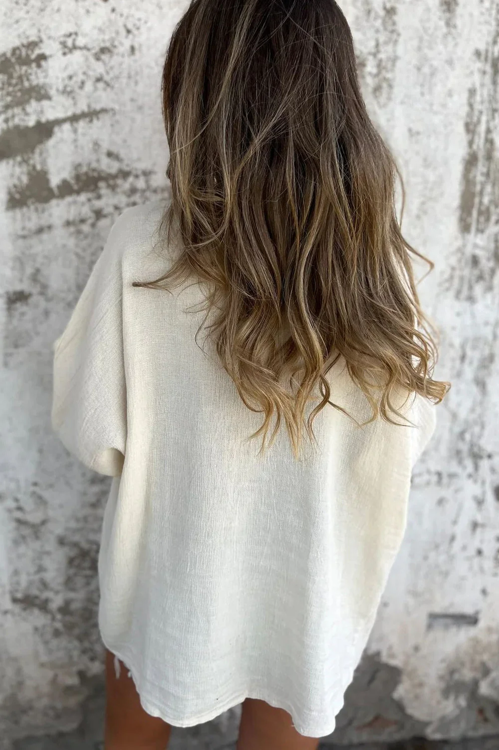 Loose Fit V Neck Long Sleeve Cardigan - Image 26