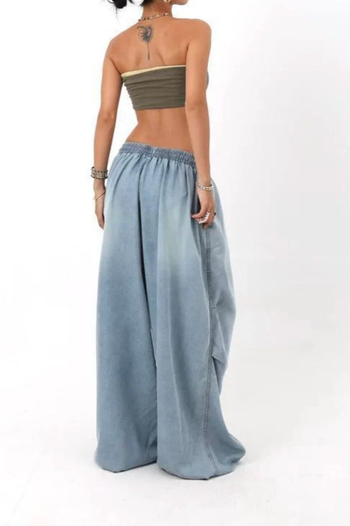 Loose Fit Wide Leg Street Jeans - Image 5