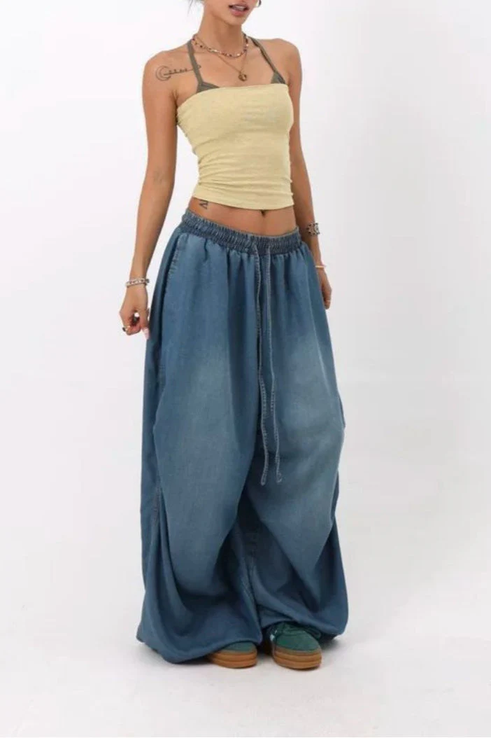 Loose Fit Wide Leg Street Jeans - Image 7