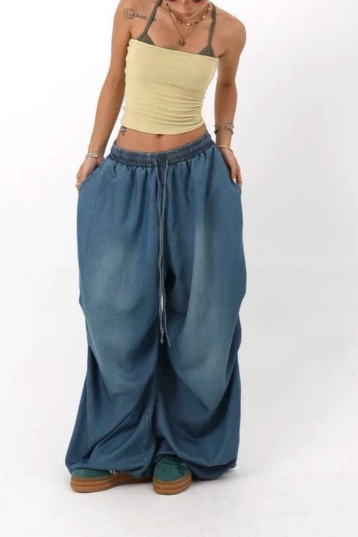 Loose Fit Wide Leg Street Jeans - Image 9