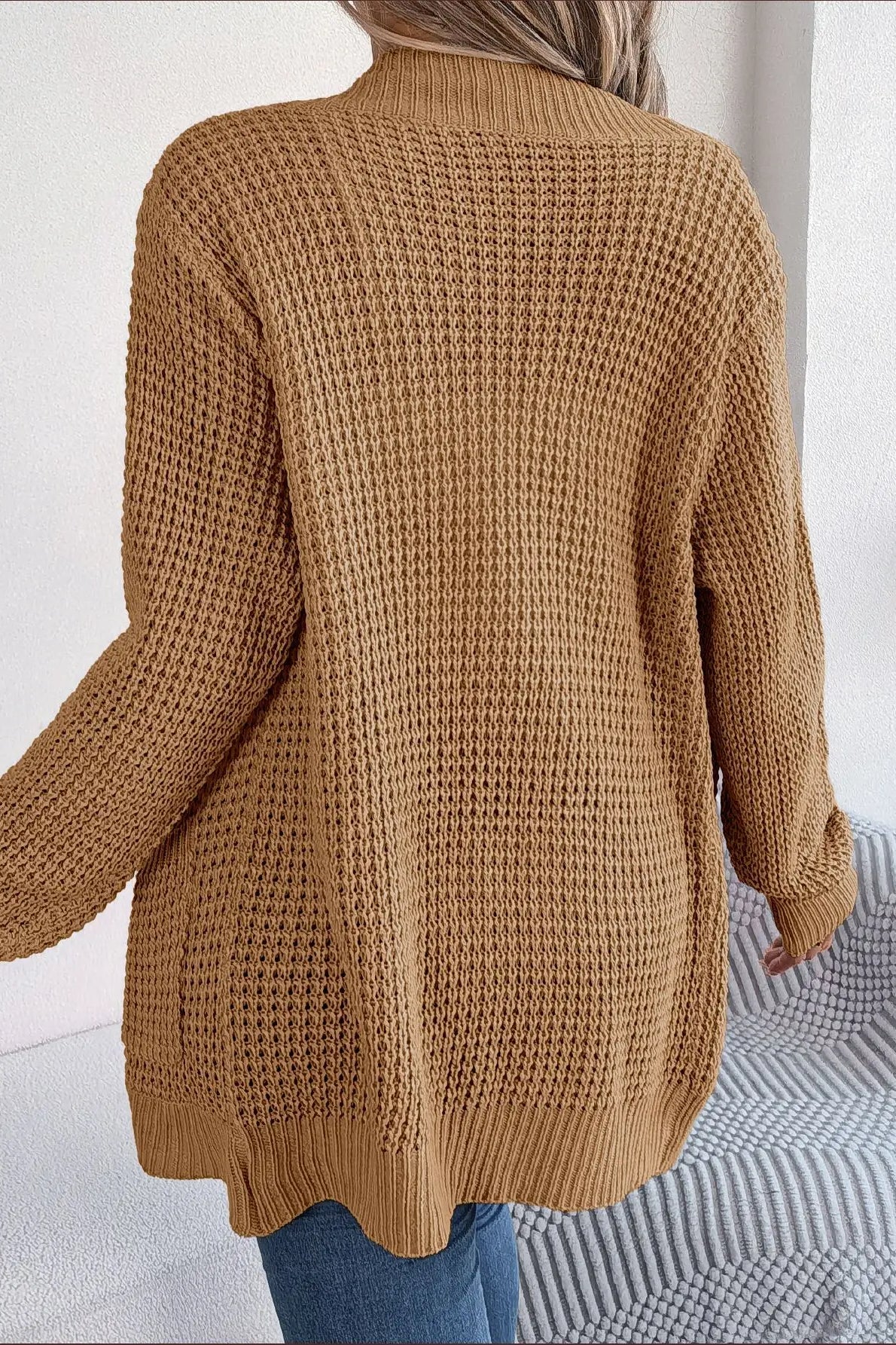 Loose Knit Pocket Cardigan - Image 27
