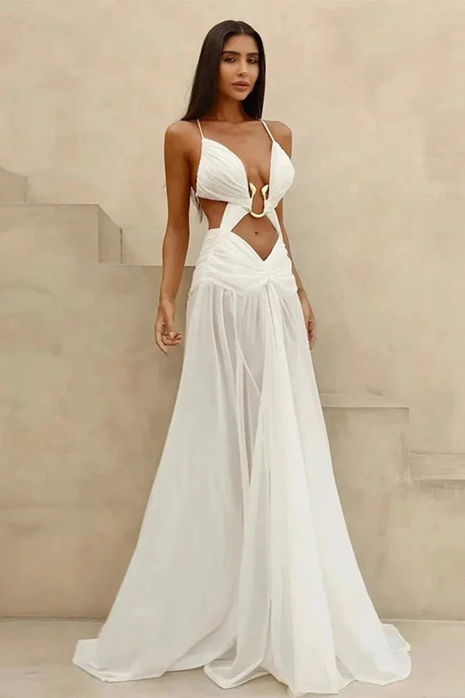 Mesh Hollow Out Boho Dress - Image 18