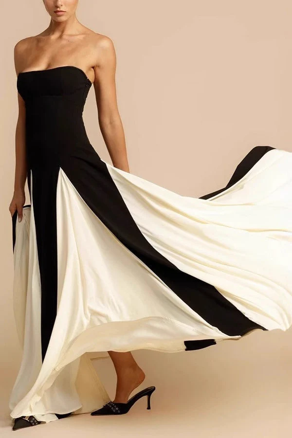 Mesh Patchwork Bandage Party Dress - Image 2