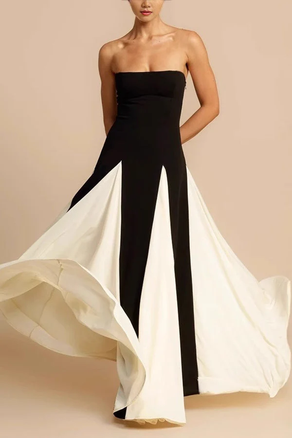 Mesh Patchwork Bandage Party Dress - Image 3