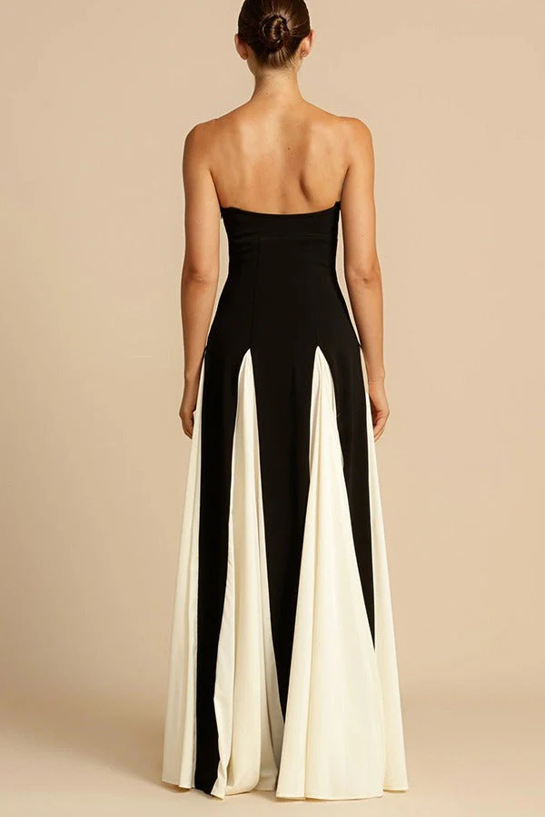 Mesh Patchwork Bandage Party Dress - Image 4
