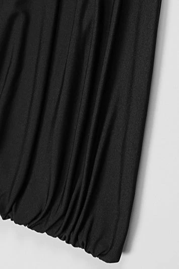 Mesh Patchwork Strapless Party Dress - Image 9
