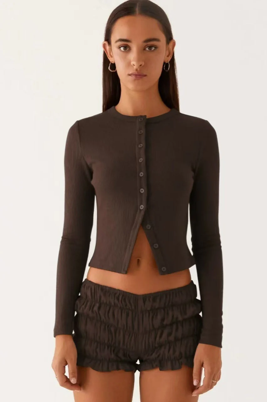 Minimalist Button Cardigan - Image 8