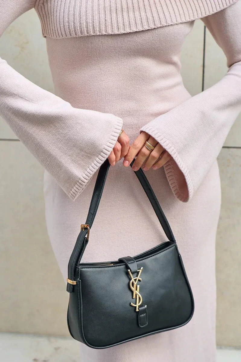 Off Shoulder Foldover Sweater Dress - Image 3