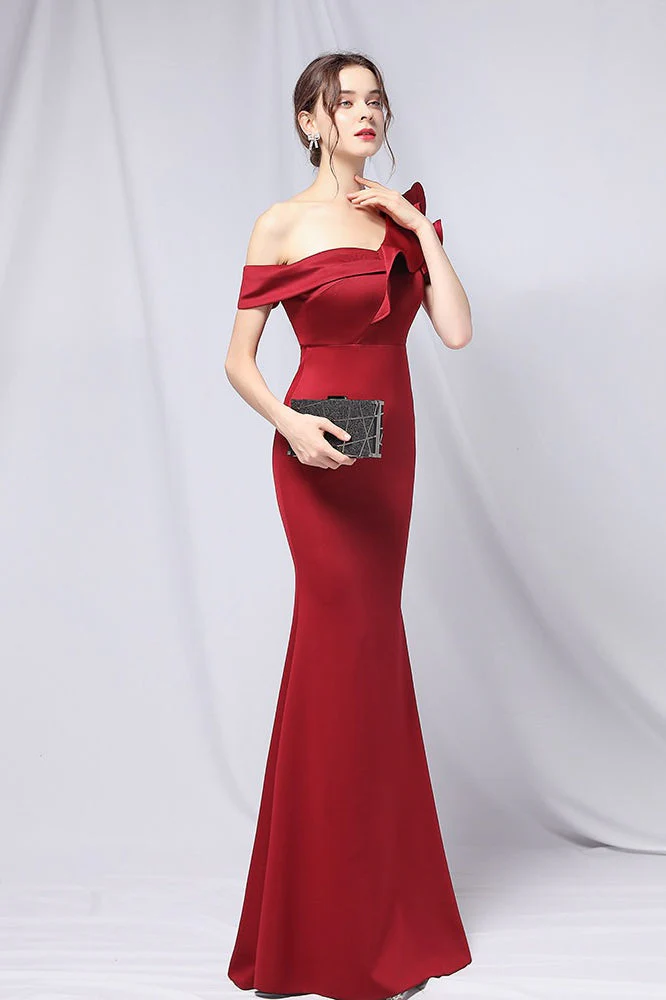 Off Shoulder Mermaid Maxi Party Dress - Image 18