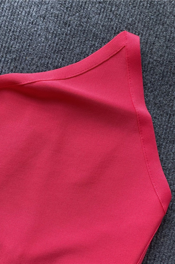 One Shoulder Backless Party Dress - Image 13