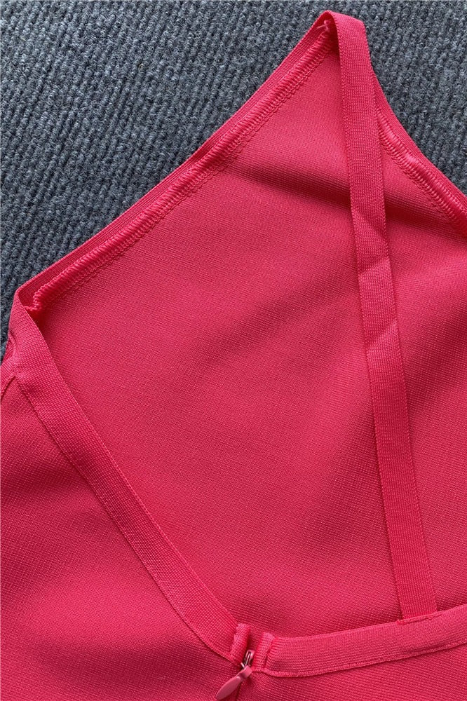 One Shoulder Backless Party Dress - Image 14